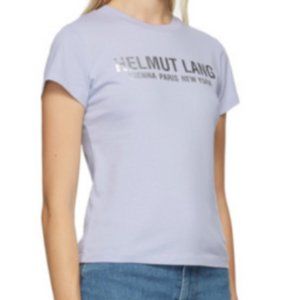 Helmut Lang Blue Baby T-Shirt unisex size Women S, Men XS